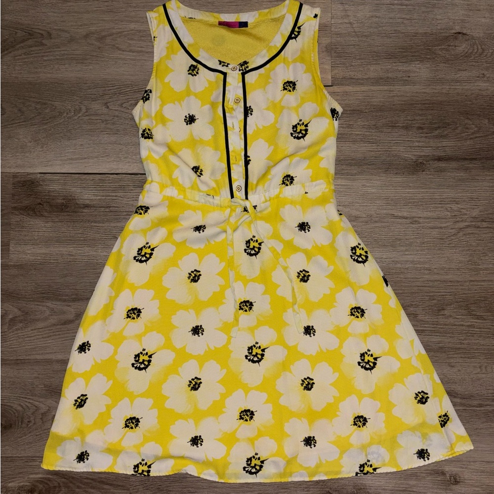 Yellow Floral Dress